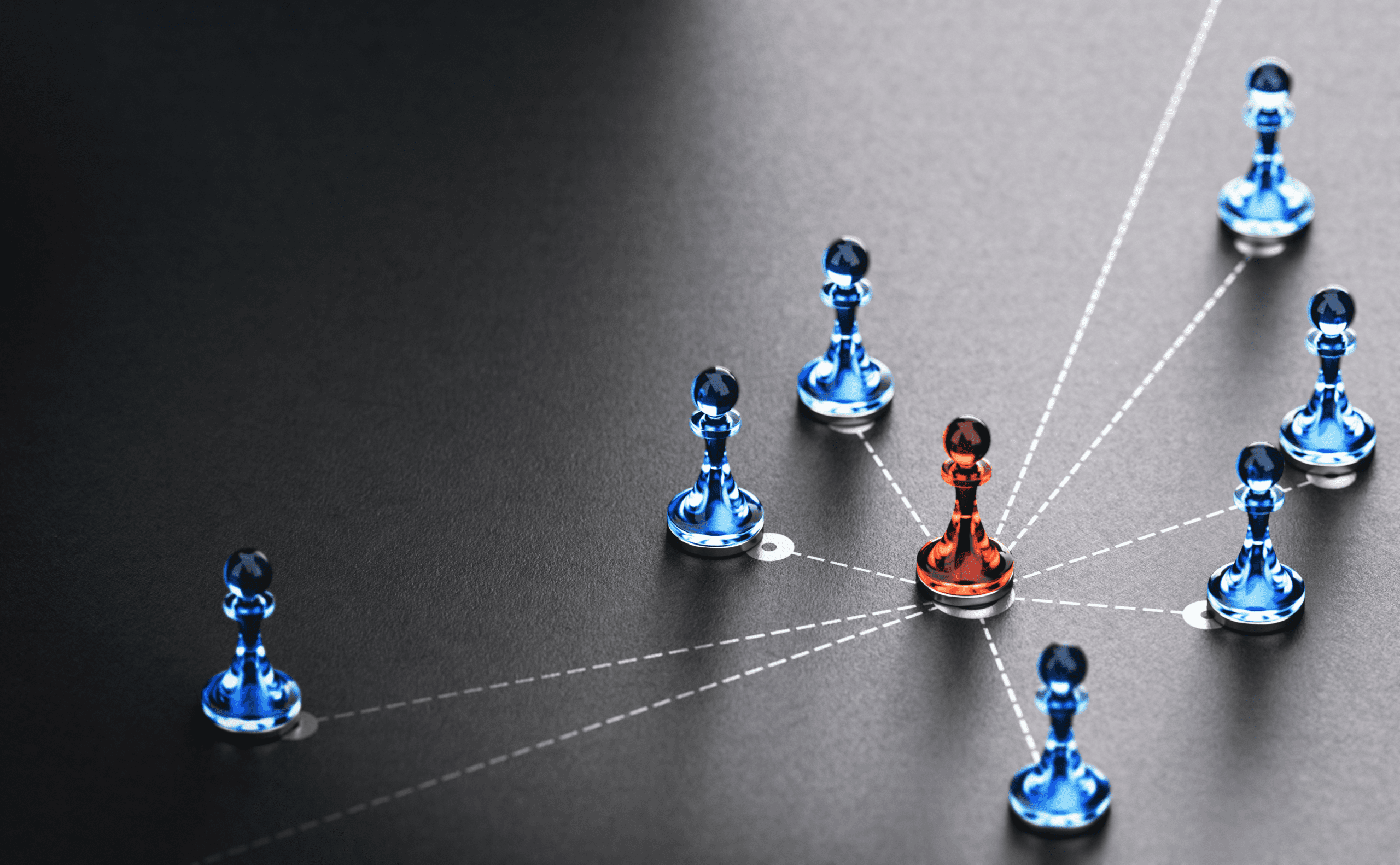 Corporate intelligence network connections